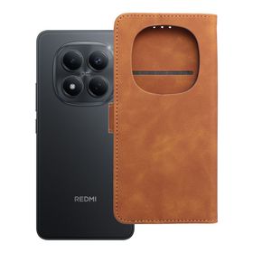 Etui z klapką na Xiaomi Redmi NOTE 15 PRO 5G Tender Book brązowe