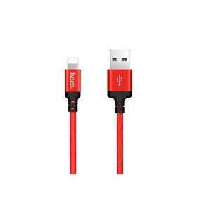 Kabel USB A do Lightning Hoco 1 m X14 czerwono czarny
