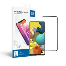 Szkło hartowane 5D do Samsung A51 (full glue / case friendly) Blue Star czarne