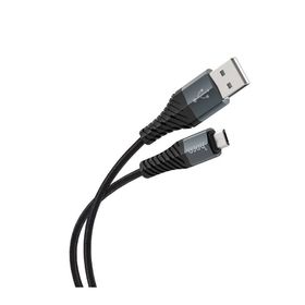 Kabel USB A do Lightning Hoco 2,4A 1 m X38 czarny
