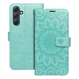 Etui z klapką na Samsung A54 5G Mezzo Book mandala zielone