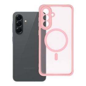 Etui na Samsung A56 Full Matte Mag Cover zgodne z MagSafe jasnoróżowe