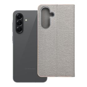 Etui z klapką na Samsung A56 5G Luna Book Gold srebrne