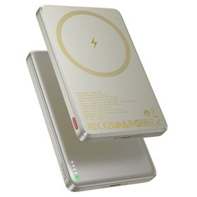 Powerbank zgodny z MagSafe Hoco 5000 mAh QC PD 2A 20W Q26 pomarańczowy