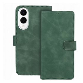 Etui z klapką na Samsung S25 EDGE Tender Book zielone