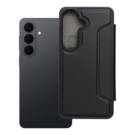 Etui z klapką na Samsung S26 Razor Book czarne