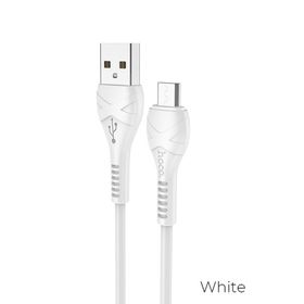 Kabel USB A do Micro USB Hoco 1 m X37 biały
