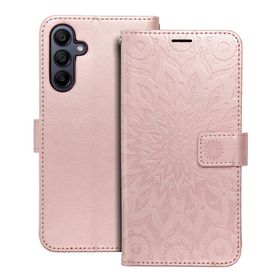 Etui z klapką na Samsung A15 4G / A15 5G Mezzo Book mandala złoto-różowe