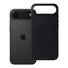 Etui na iPhone 17 AIR Silicone Mag Cover zgodne z MagSafe (big hole) czarne