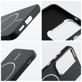 Etui na Samsung S26 PLUS Frame Mag Cover zgodne z MagSafe czarne