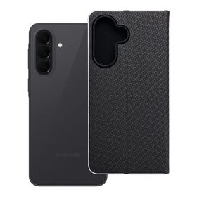 Etui z klapką na Samsung A37 5G Luna Book Carbon czarne