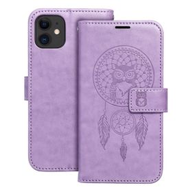 Etui z klapką na iPhone 11 Mezzo Book łapacz snów fioletowe