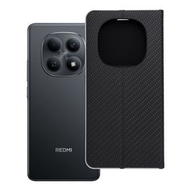 Etui z klapką na Xiaomi Redmi NOTE 15 5G Luna Book Carbon czarne