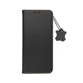 Etui z klapką na Samsung A35 5G Smart Pro Book skórzane czarne