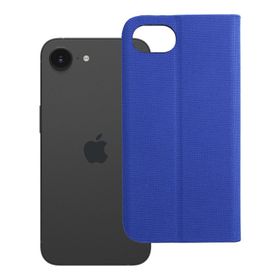 Etui z klapką na iPhone 16e (SE 4 2025) Sensitive Book niebieskie