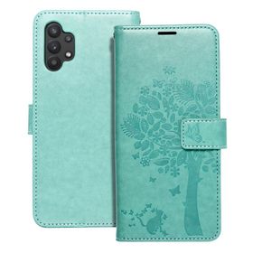 Etui z klapką na Samsung A32 5G Mezzo Book drzewo zielone