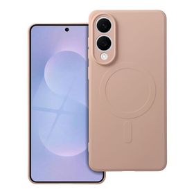 Futerał do Samsung S25 EDGE Silicone Mag Cover zgodny z MagSafe różowy