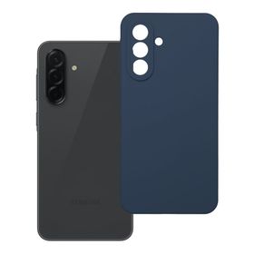 Etui na Samsung A36 5G Silicone niebieskie