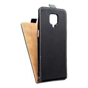 Etui z klapką pionowe na Xiaomi Redmi NOTE 9 PRO Slim Flexi Fresh czarne