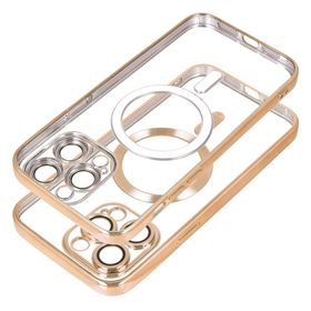 Etui na Samsung S26 Electro Mag Cover zgodne z MagSafe złote