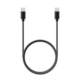 Kabel USB C do USB C PD QC 3A 60W 1 m C296 (długa końcówka 8mm) czarny