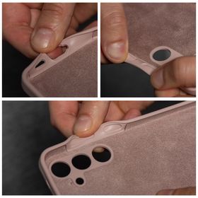 Futerał do Motorola G15 Silicone 2mm pudrowy róż