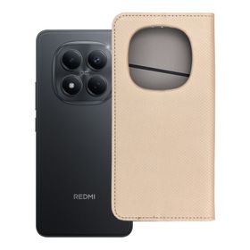 Etui z klapką na Xiaomi Redmi NOTE 15 5G Smart Case Book złoty