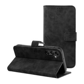 Etui z klapką na Samsung A15 4G / A15 5G Tender Book czarne