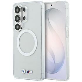 BMW futerał do SAMSUNG S26 Ultra BMHMS26L25HSMLKT (Magnetic IML Shockproof W/ Metal Logos) transparentny