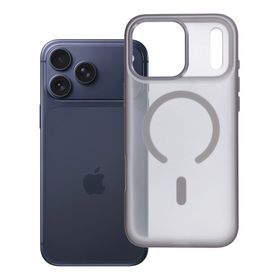 Etui na iPhone 17 Pro Max / 18 Pro Max (low camera edge) Flexline Mag Cover zgodne z MagSafe szare