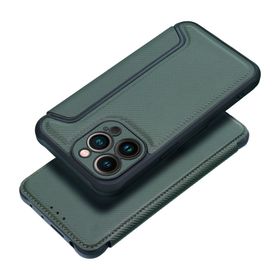 Etui z klapką na iPhone 17 / 18 Razor Book ciemnozielone