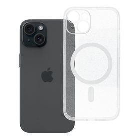 Etui na iPhone 14 Clear Mag Cover - Glitter (Str / Camera Protection) zgodne z MagSafe transparentne glitter