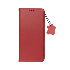 Etui z klapką na Samsung S26 PLUS Smart Pro Book skórzane bordowe