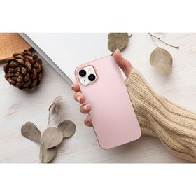 Etui na iPhone 11 Frame pudrowy róż