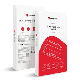 Folia do cięcia do plotera Forcell F-Protect Flexible HD 196 x 125 mm 25 sztuk transparentnena