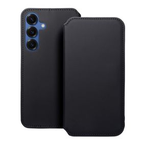 Etui z klapką na Samsung S25 PLUS Dual Pocket Book czarne