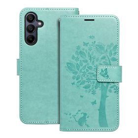 Etui z klapką na Samsung A15 4G / A15 5G Mezzo Book drzewo zielone