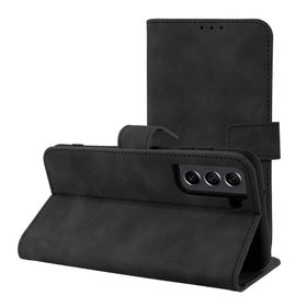 Etui z klapką na Samsung S21 FE Tender Book czarne