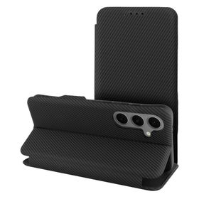 Etui z klapką na Samsung A15 Folio Side Magnet czarne