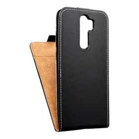 Etui z klapką pionowe na Xiaomi NOTE 8 PRO Slim Flexi Fresh czarne