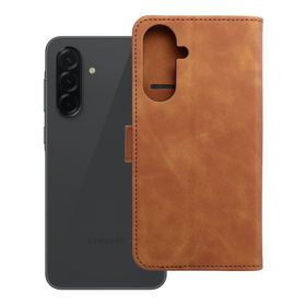 Etui z klapką na Samsung A36 5G Tender Book brązowe