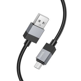 Kabel USB A do Micro USB Hoco 2,4A 1 m X110 czarny