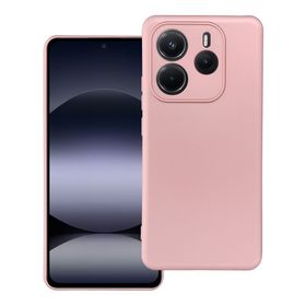 Etui na Xiaomi Redmi Note 14 5G Metallic różowe