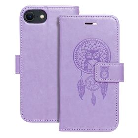 Etui z klapką na iPhone 7 / 8 / SE 2020 / SE 2022 Mezzo Book łapacz snów fioletowe