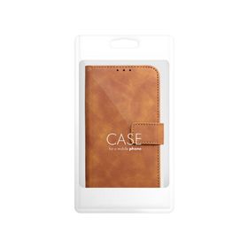 Etui z klapką na Samsung A16 5G Tender Book brązowe
