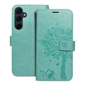 Etui z klapką na Samsung A35 5G Mezzo Book drzewo zielone