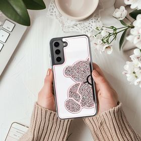 Futerał do Samsung A16 5G / A16 4G Teddy Bear złoty