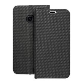 Etui z klapką na Samsung Xcover 4 Luna Book Carbon czarne