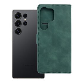 Etui z klapką na Samsung S25 ULTRA Tender Book zielone