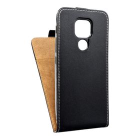 Etui z klapką pionowe na Motorola Moto E7 PLUS / G9 Play / G9 Slim Flexi Fresh czarne